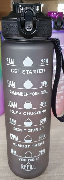 1 Liter gekleurde water fles